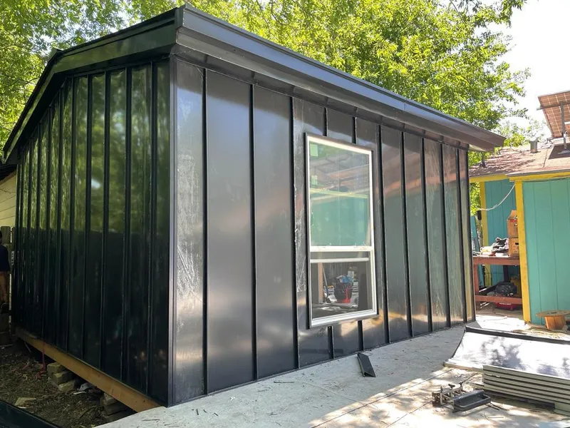 Black standing seam metal wall panels for Roof Inspection in Harwood Heights